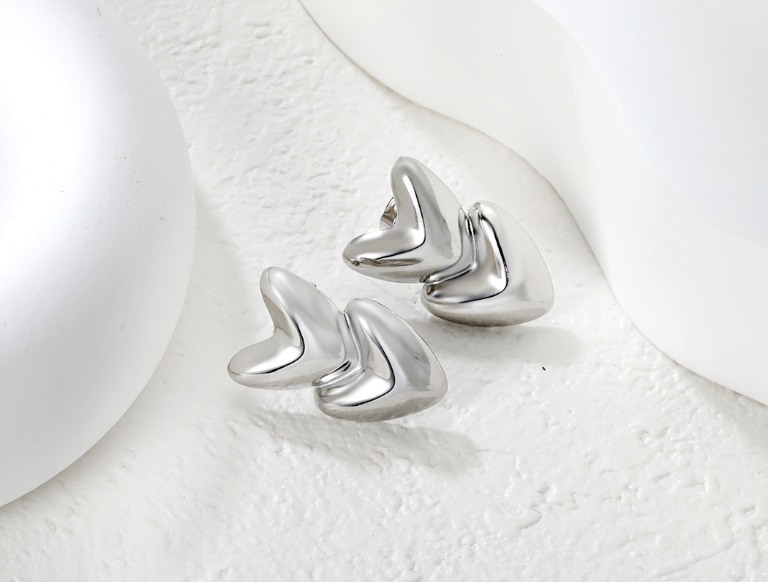 Silver Stud Earrings - Aura Product (1)