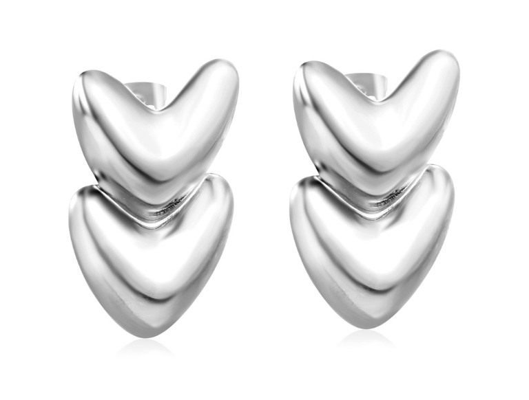 Silver Stud Earrings - Aura Product (3)